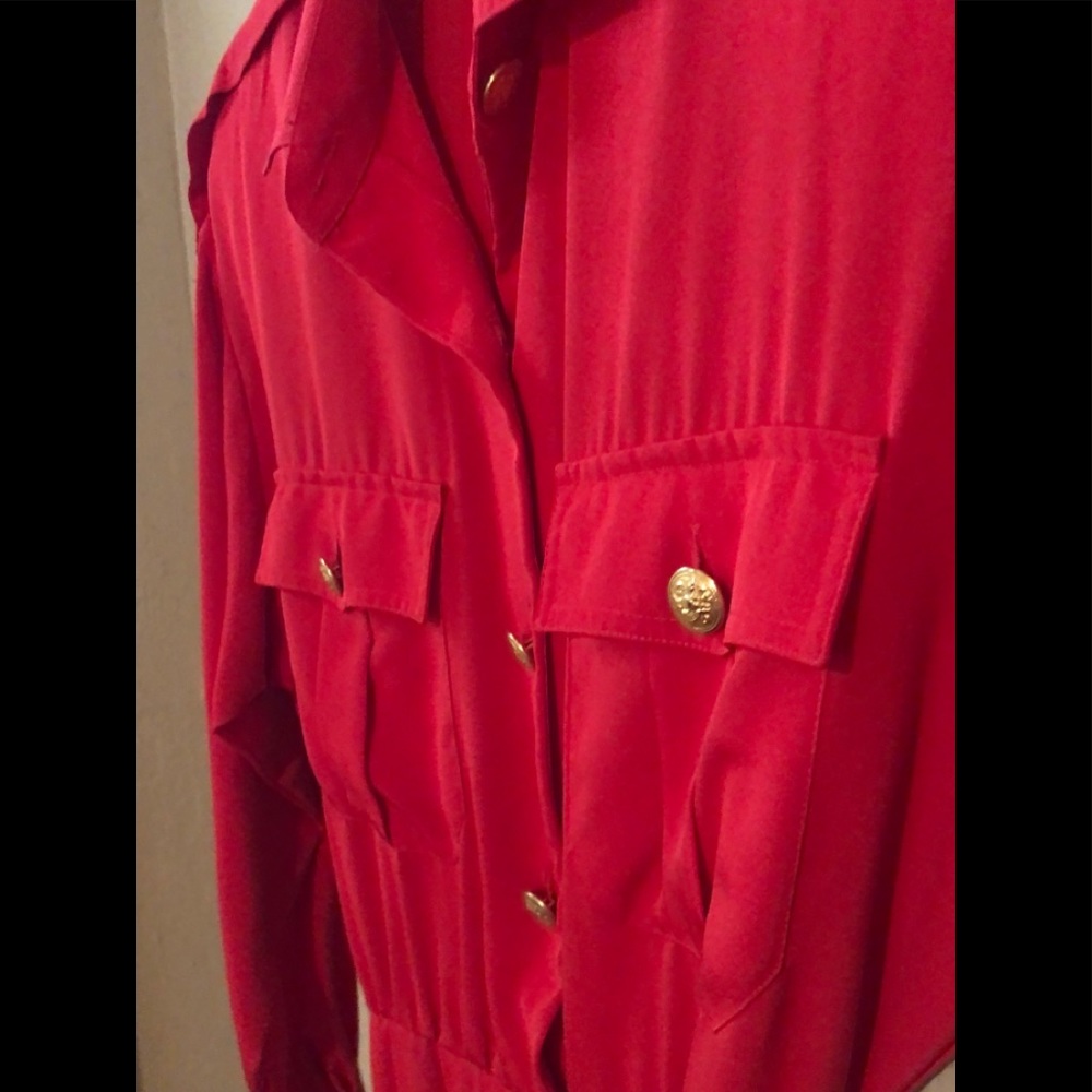 Jumps Vintage Red Jumpsuit